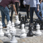 Schachbrett - hinter dem Rathaus