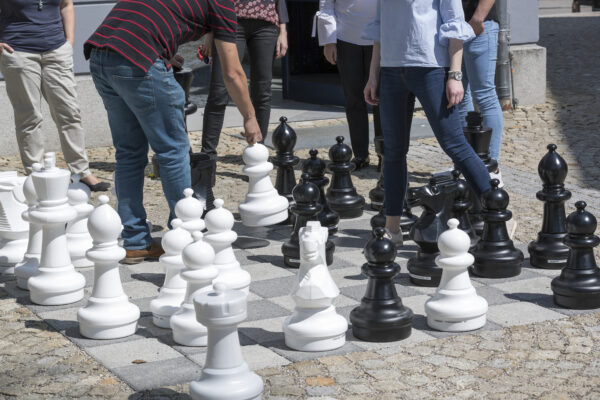 Schachbrett - hinter dem Rathaus