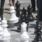 Schachfeld hinter dem Rathaus